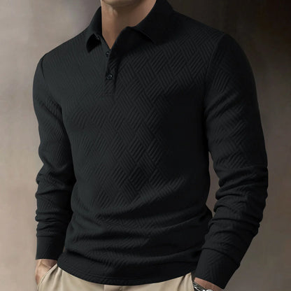 CALVANO ELEVATED KNIT POLO
