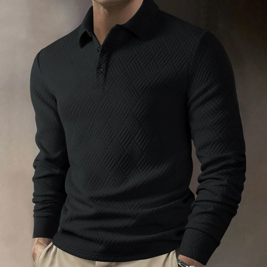 CALVANO ELEVATED KNIT POLO