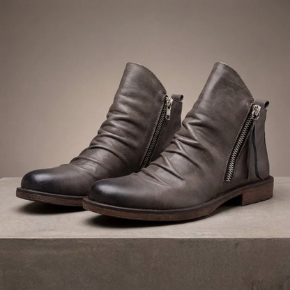 Alessandro Vieri Leather Chelsea Boots