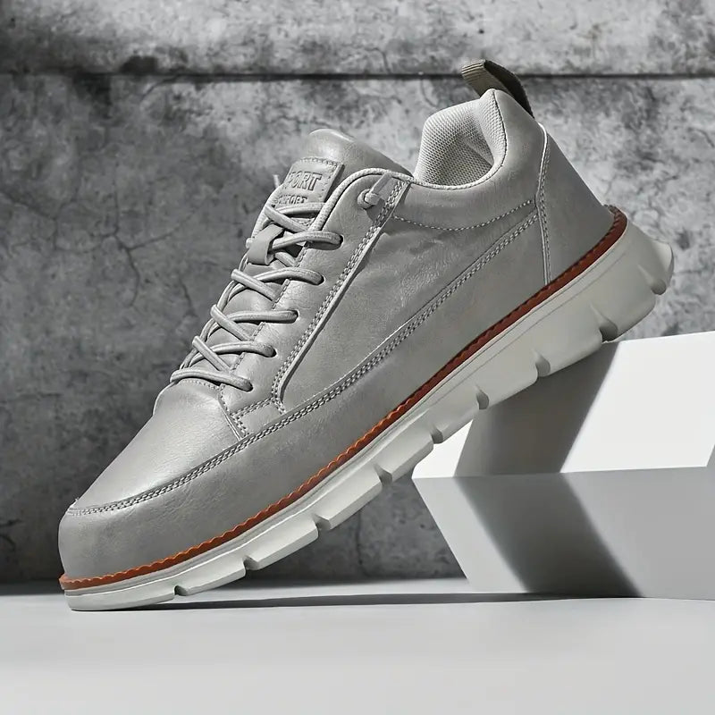 MARLOWE CRAFTED LEATHER TRAINERS