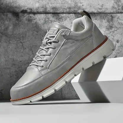 MARLOWE CRAFTED LEATHER TRAINERS