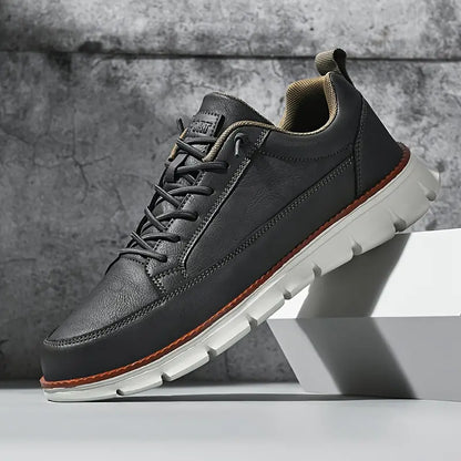 MARLOWE CRAFTED LEATHER TRAINERS