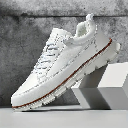 MARLOWE CRAFTED LEATHER TRAINERS