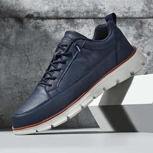 MARLOWE CRAFTED LEATHER TRAINERS