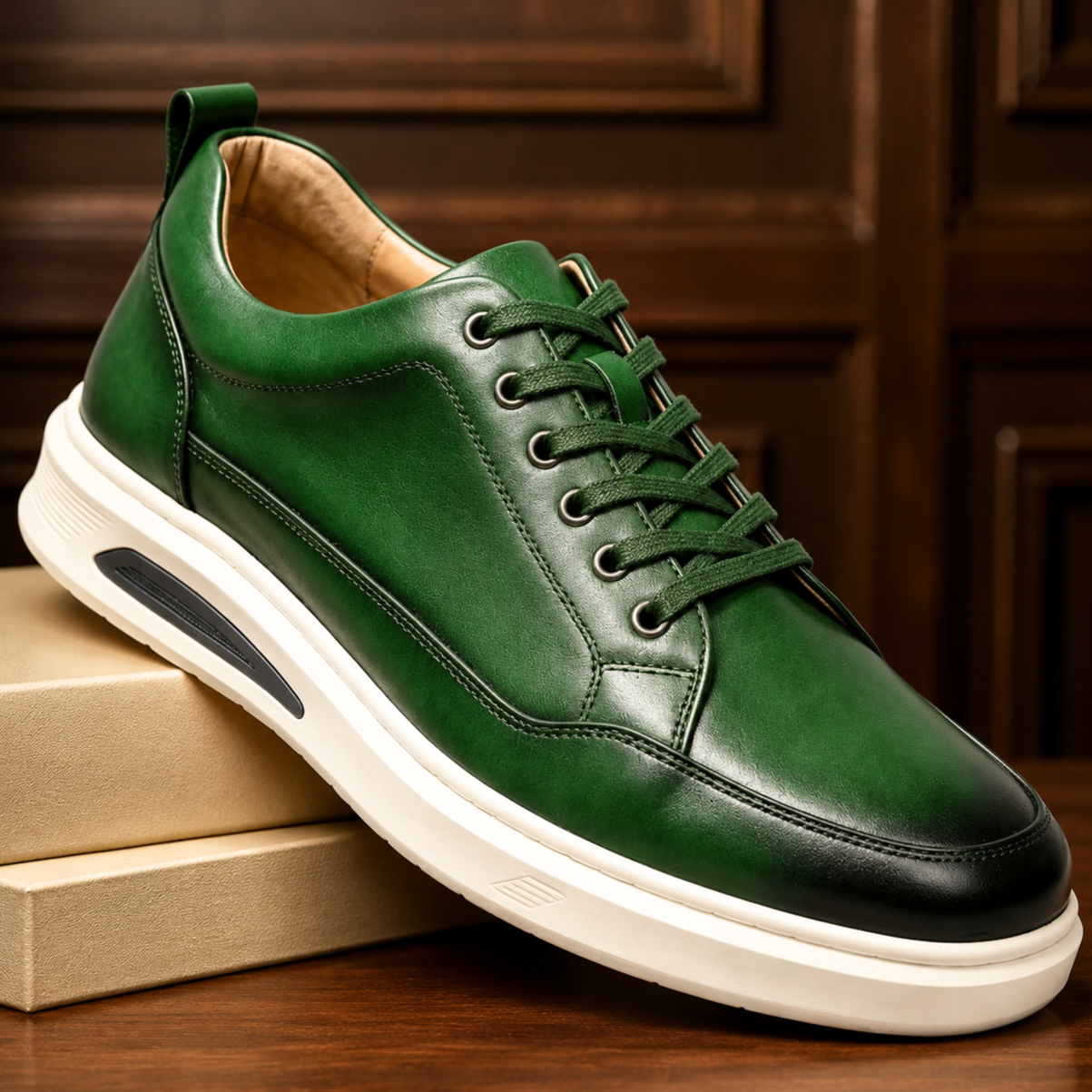 BROMLEY HANDCRAFTED LEATHER TRAINER