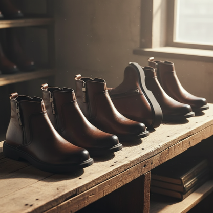 ASHFIELD LEATHER ZIP BOOT