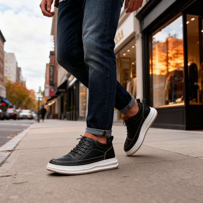 SHAPED™ | HARTWELL LEATHER SNEAKER