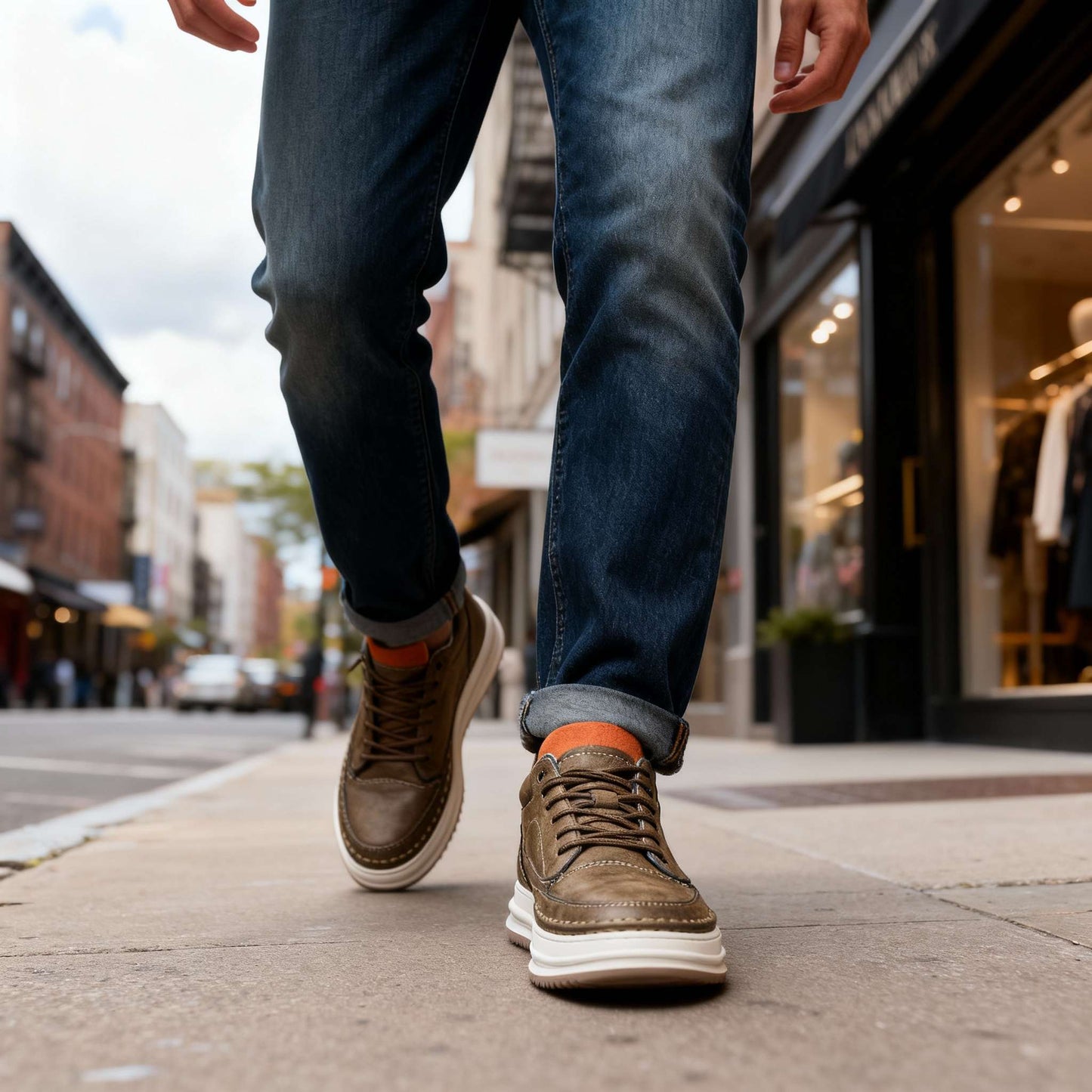 SHAPED™ | HARTWELL LEATHER SNEAKER