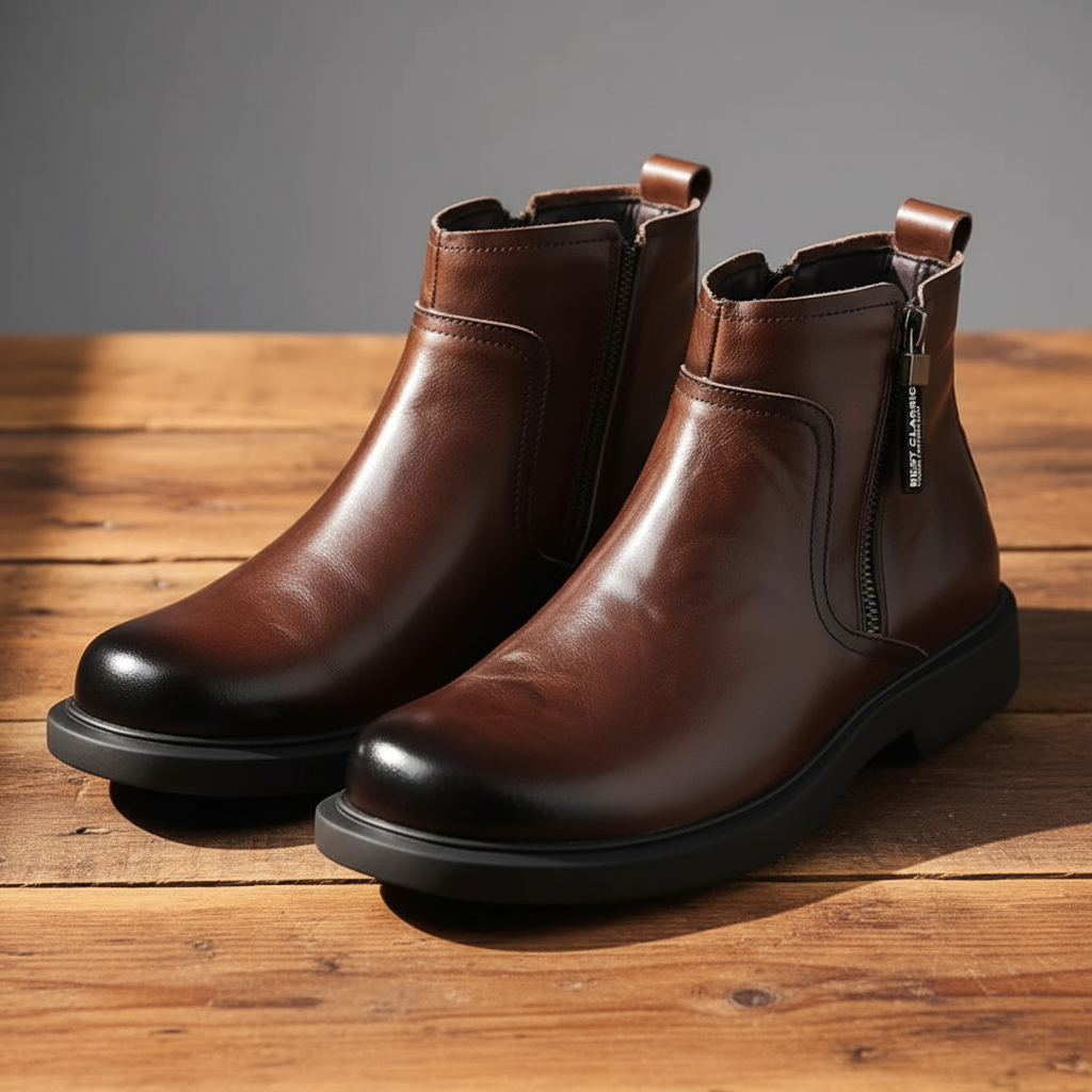 ASHFIELD LEATHER ZIP BOOT