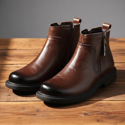 ASHFIELD LEATHER ZIP BOOT