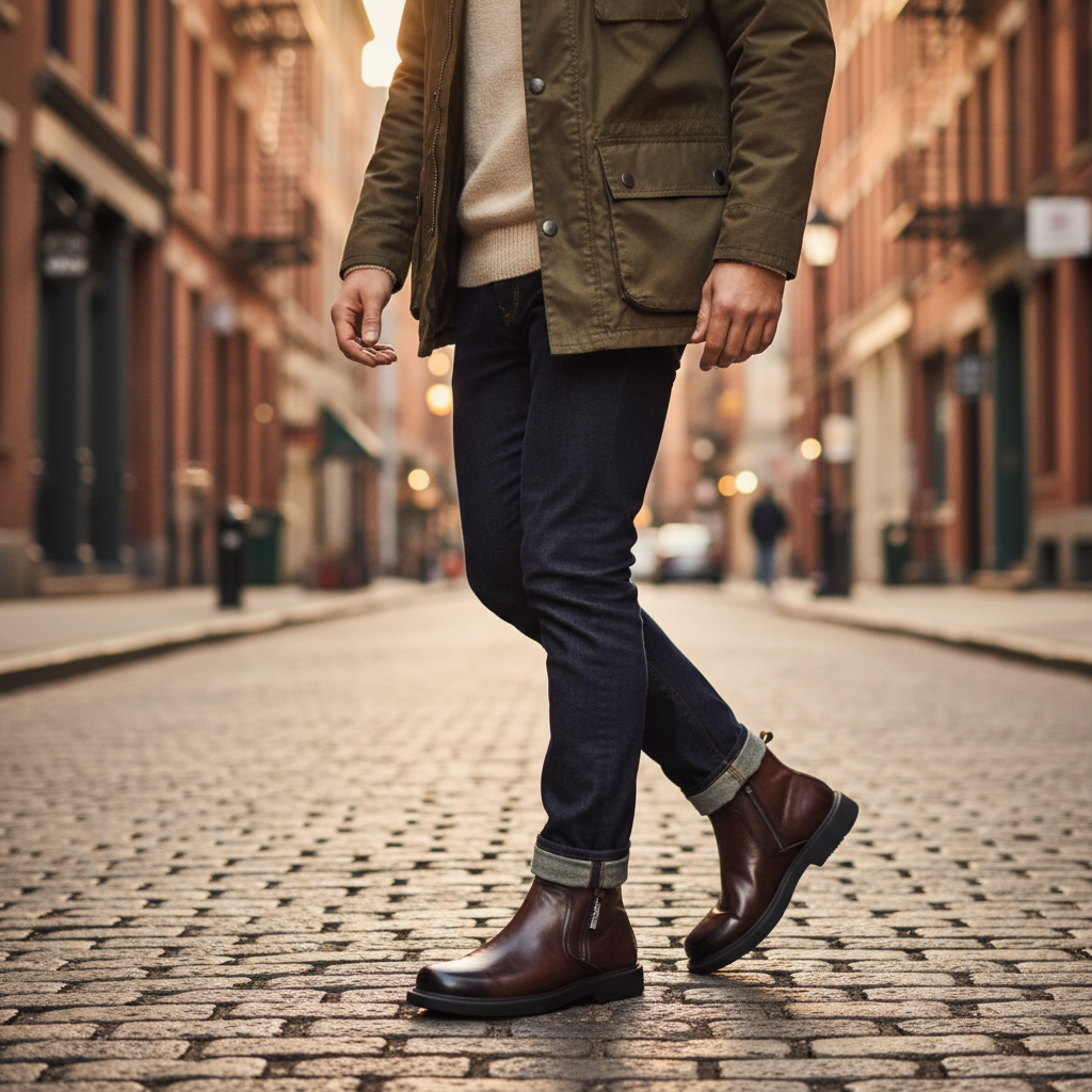 ASHFIELD LEATHER ZIP BOOT