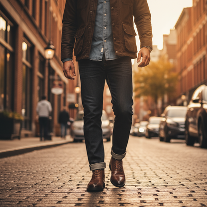 BRAXTON BROGUE BOOTS