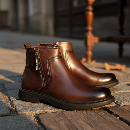 ASHFIELD LEATHER ZIP BOOT
