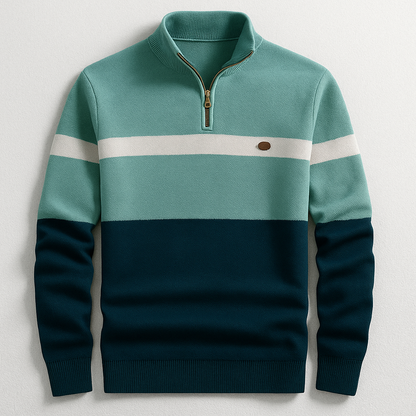 AURELIO MODERN ZIP PULLOVER
