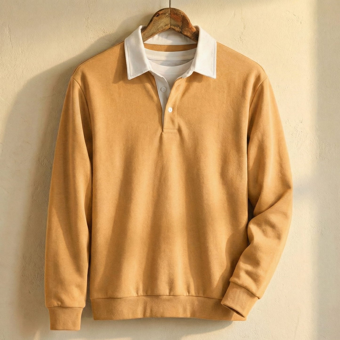 CALVINO REFINED COTTON PULLOVER