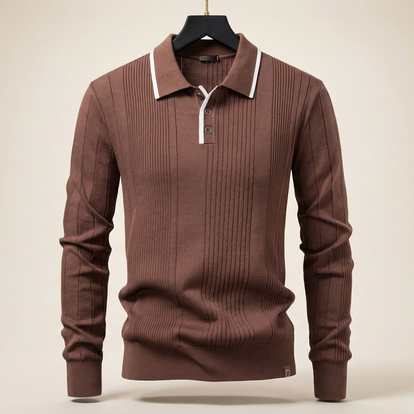RICCARDO RIBBED KNIT POLO