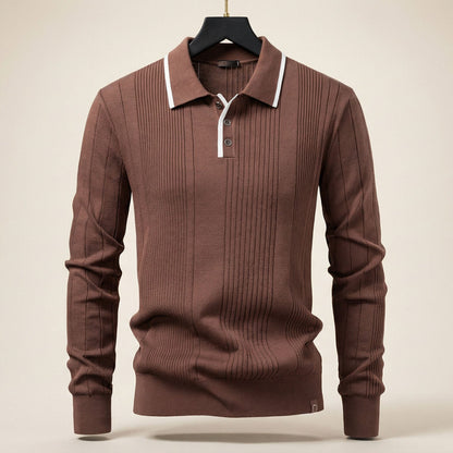 RICCARDO RIBBED KNIT POLO